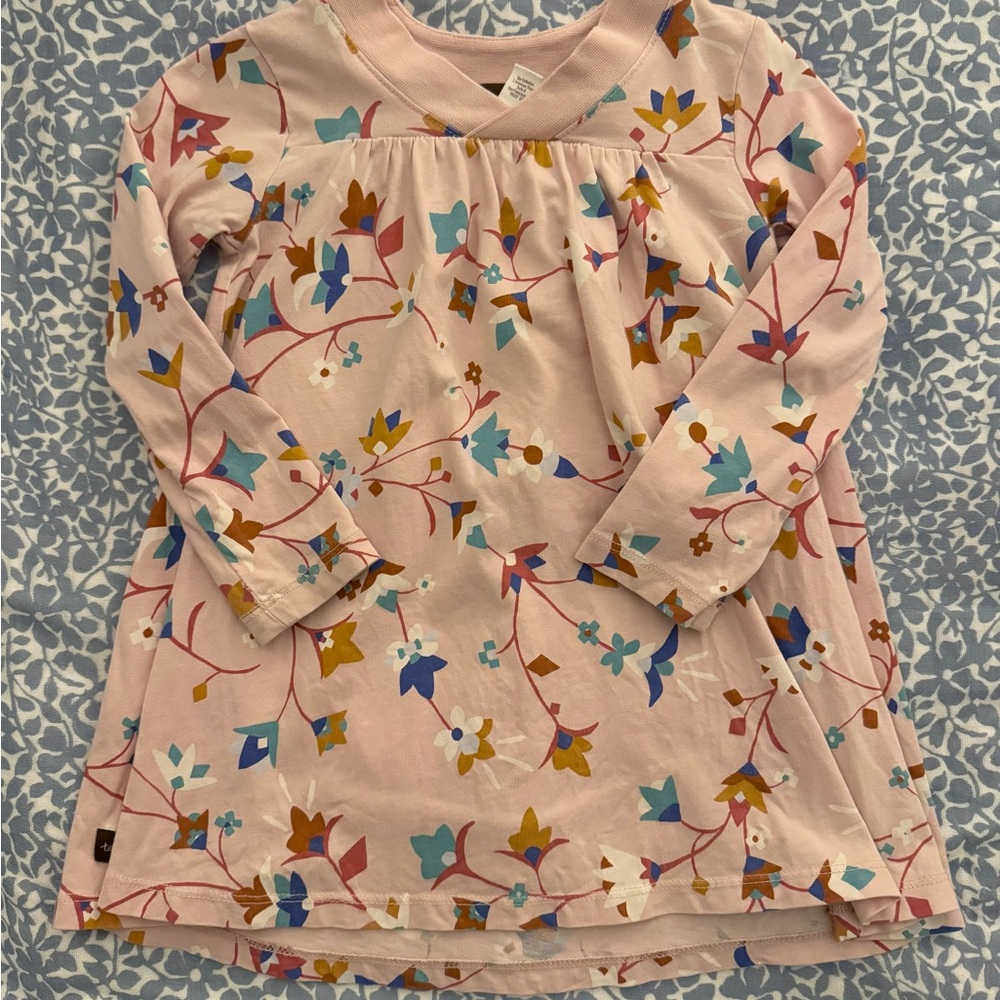 Tea Floral Long Sleeve Tunic